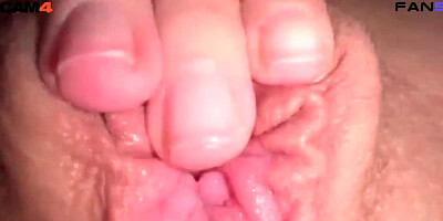 Sofie Otis fingers her pussy in close up full frontal POV