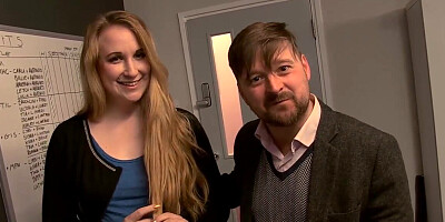 Anna Darling having office sex in front of her husband