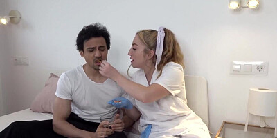 Patient fucks delightful nurse after a blowjob