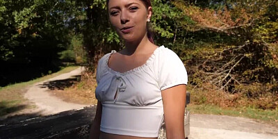 Approaching a petite redhead and offering her a deal