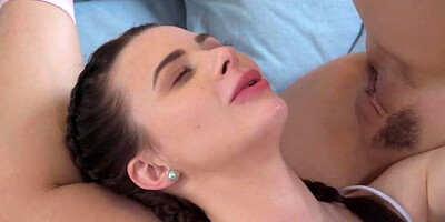 Fake Hostel - Inked Eve Sweet brunette face sitting scene