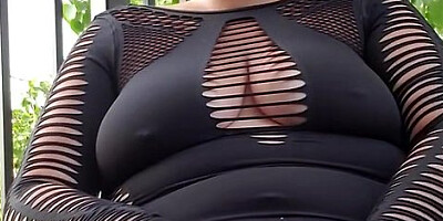 Crimson Minx Smoking Exhibitionist Masturbation
