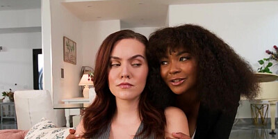 Foot massage leads to spanking, which leads to 3some banging