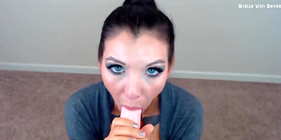 School Dame BLOW-JOB Denial Stress Part two