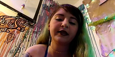 Femdom smoking fetish with worship and thick assets