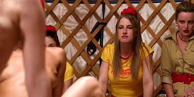 Lesbian tribbing as a means of making girls obedient