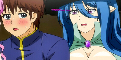 ASS FUCKING very first time: devil sweetheart loses it to XXL spunk-pump & magic tail (Uncensored) (Subbed)