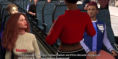 Taboo University - Super hot Punk Woman Gives Me a Hj Inwards a Public Bus - THREE DIMENSIONAL Porno Games