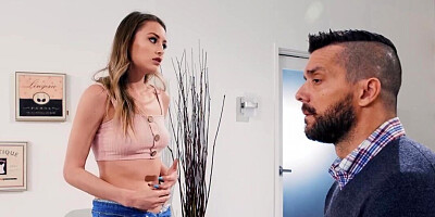 Tiny babe is going to get her asshole destroyed here