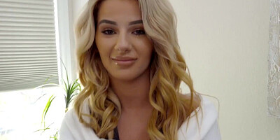 Bella Rose puts on her maid costume to fuck her stepbro