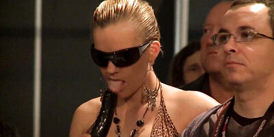 Slutty Britney's pornshow sex