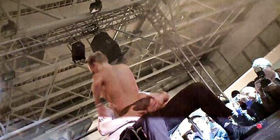 Slutty Britney's pornshow sex