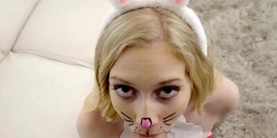 Bratty Sis: Trimmed Emma Starletto girl handjob sex scene