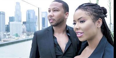 Raven-haired exotic ebony Kira Noir screwed by big black cock