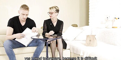 Irresistible Cherry Aleksa - short hair scene - tutor 4k