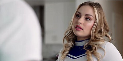 Cock Thirsty Cheerleader Clouds Begs To Have Stepbros Huge Dick Smash Her Pussy
