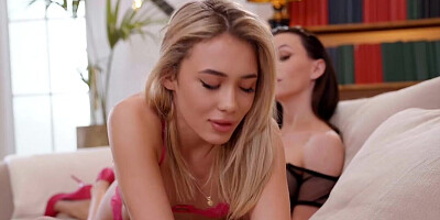 Spanking session leads to their lesbian fucking session