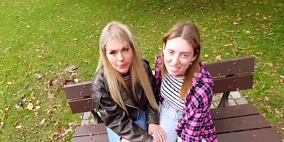 Two horny bitches are going to get nasty in POV