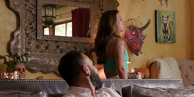Lucky Anne getting off with a massive alpha cock