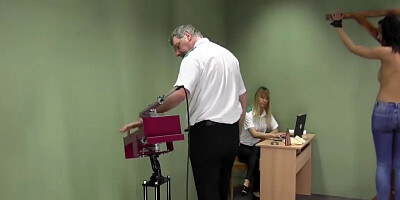 Renata2 Spanking Machine - Bare Back Whipping