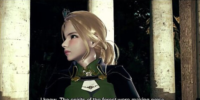 Female knight overwhelmed by monster’s brutal thrusts