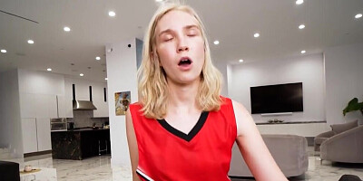 Claire Roos and her pink poos get a nice workout in POV