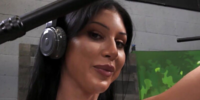 Porn superstars get to screw big dick behind the camera