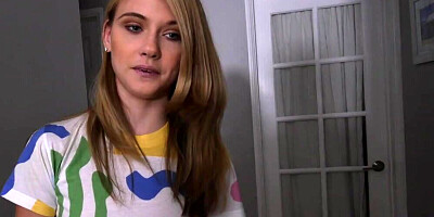 Stepbrother is going to make use of her vulnerability