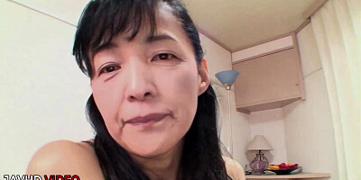 Wild Chinese mature nymph Makiko Nakane displays her alluring wooly sexuality