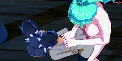 Gets Her Pussy Eaten Then Strapon Fucked - Genshin Impact Hentai