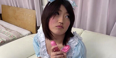 This passable cock is going to make Japanese stepsis SCREAM