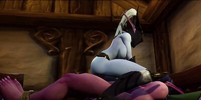 Bound and helpless while she rides him to ecstasy