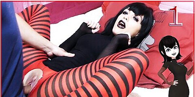 Goth stepsister loves a hard fuck