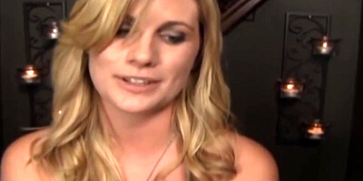 Blonde Excitedly Turned On With Gloryhole Confession With Hayden Night