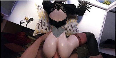 2b Fuck On The Window [grand Cupido]( Nier Automata )