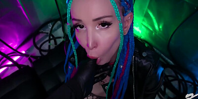Ksu Colt In Cyberpunk Braindance Pov - Futanari Anal With Huge Horsecock
