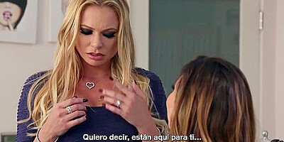 Stepmommys Girl - Nosy Neighbor Caught Milf Reena Sky & Stepdaughter Tiffany Watson - Spanish Subtitles