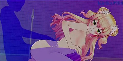 Love hotel passion—intense, all-consuming pleasure with a Vtuber