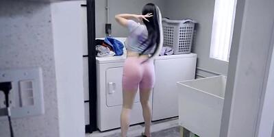 PovSis - Luxurious stepsis Skylar Vox gets interrupted by her nasty brutha (Dylann Vox)