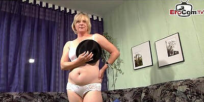 Married woman strips in public for an impromptu casting session