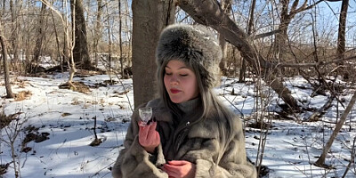 Vilu Vidish Is Sucking Dick In The Winter Forest