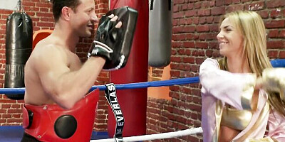 Boxing sex with so hot Francesca Felucci and George Uhl from Prime Euro