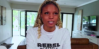 I knew this EBONY TEENAGE had her mind set on America... betraying her BEAU was collateral harm