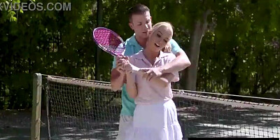 Huge-boobed COUGAR Toyed With My Nut sack After Tennis Match Aaliyah Love, Codey Steele