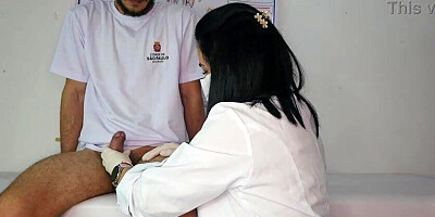 Schoolgirl is seen by the University Nurse.