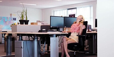KILLERGRAM - Overworked Gina Gerson Gets Her Strain Ravaged Out Of Her By Her Manager’s XXL Stiffy