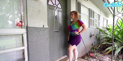 Rent Due: Massive COUGAR Absorbs BIG BLACK COCK & Gets Opened up Out