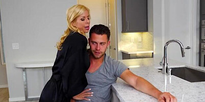 Milf Alexis Fawx Fuckin' In The Kitchen With Her Undergarments