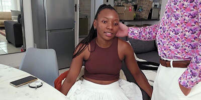 Meaty Ass Ebony Stunner Beaver RODE POINT OF VIEW Doggie-style In Faux Modeling Audition