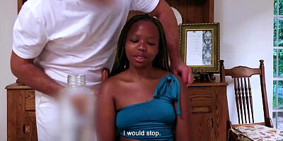 I humped this EBONY TEENAGE so excellent she left behind who she was... now she texts me daily praying for more